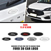 Various styles of 3D Ford car logo emblems for hood and trunk