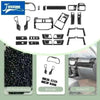 Set of carbon fiber grain interior and exterior decoration pieces for a Toyota 4Runner