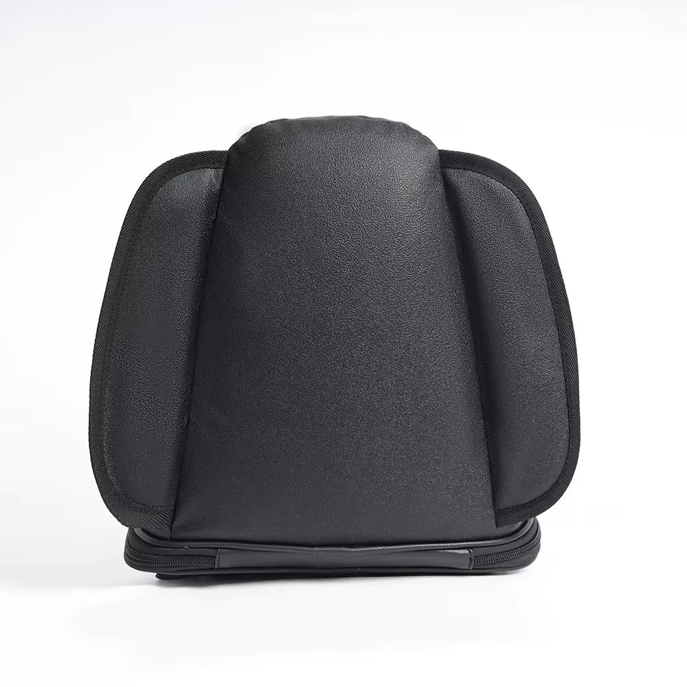 Bolsa para la parte trasera de motocicleta negra y duradera, diseñada para equipaje deportivo.