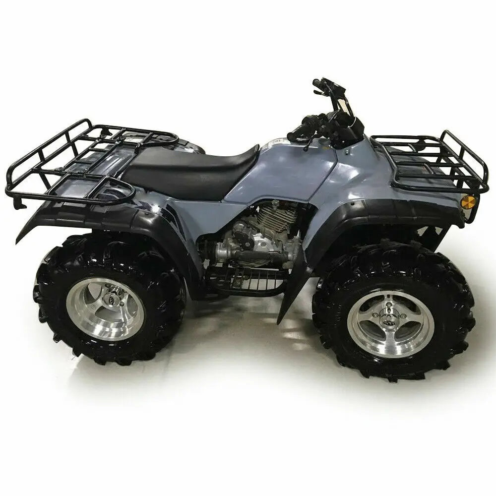 Black seat cover for a Honda Fourtrax 300 ATV, shown in a side view.