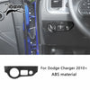 Carbon fiber trim piece for Dodge Charger interior featuring an ABS material finish.