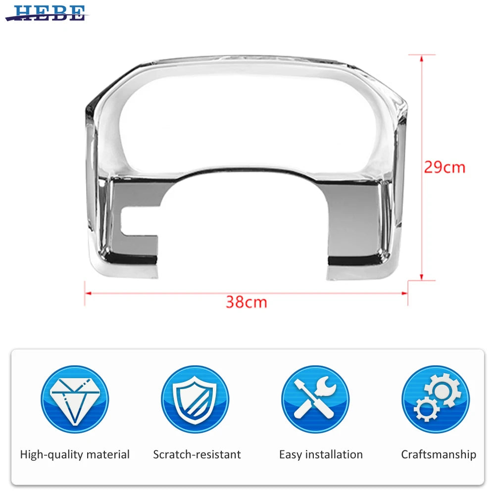 Clear ABS dashboard trim panel for Chevrolet Silverado and GMC Sierra vehicles