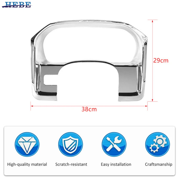Clear ABS dashboard trim panel for Chevrolet Silverado and GMC Sierra vehicles
