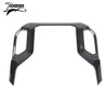 Black center console navigation panel trim cover for Chevy Silverado and GMC Sierra