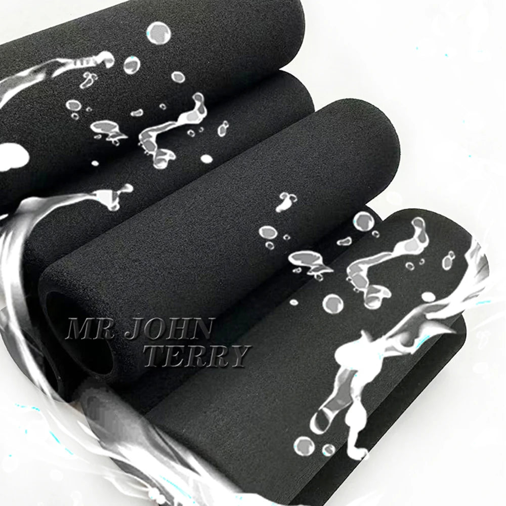 Black motorcycle handlebar grip cover for Voge Valico shown in a close-up view.