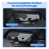 Image showing a driver sun visor and a passenger sun visor installed in a vehicle interior.