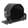 Black high-decibel reversing alarm horn for vehicles with mounting brackets