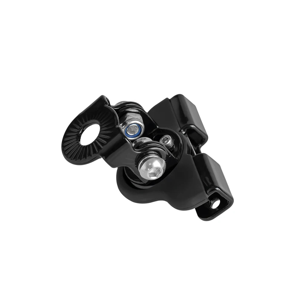 Black universal LED light bar mounting brackets with visible LED lights and mounting hardware