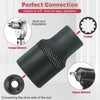 A black multi-tool adaptation connects to a 3/8 drive socket for easy operation.