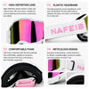 A set of off-road racing goggles featuring a high-definition lens, elastic headband, comfortable foam padding, and meticulous