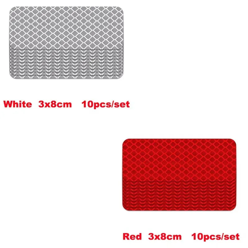 Reflective Warning Stickers for Vehicle Bumpers