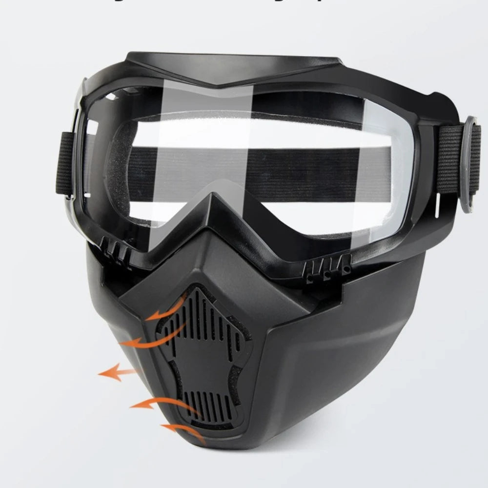 A black retro motorcycle anti-fog pair of goggles with a checkered lens and protective frame.