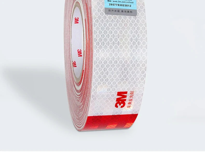 Roll of 3M high-visibility reflective decal for trucks and vehicles