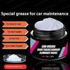 Jar of special grease for car maintenance used on door handles, sunroof tracks, and door chain stoppers