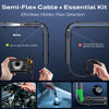 Semi-Flex Cable and Essential Kit for effortless hidden flaw detection using an industrial endoscope camera.