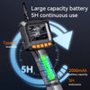 Industrial HD inspection camera with a large capacity battery showing 5H endurance and 2000mAh battery capacity