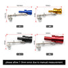 Set of four universal turbo exhaust whistles in sizes S, M, L, and XL for car styling