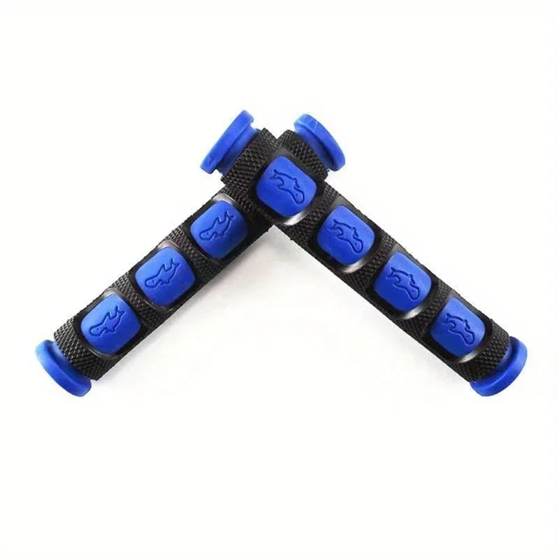Blue and black universal motorcycle brake lever covers for grips
