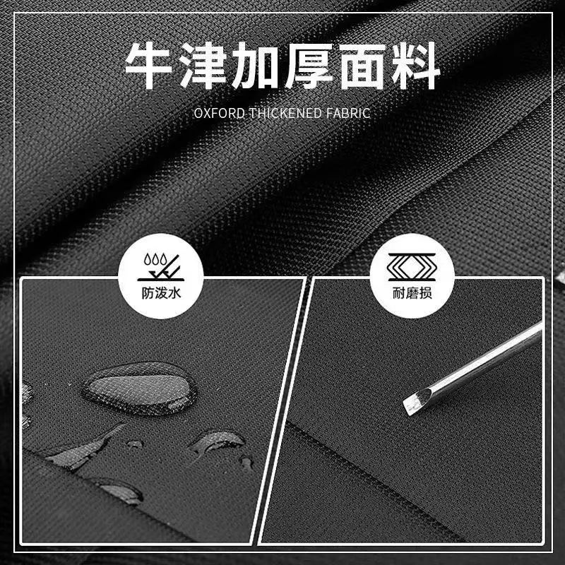 Black Oxford thickened fabric material for motorbike UV protection cover