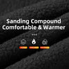 Sanding compound comfortable and warmer product features include thickening, keeping warm, and being skin-friendly.