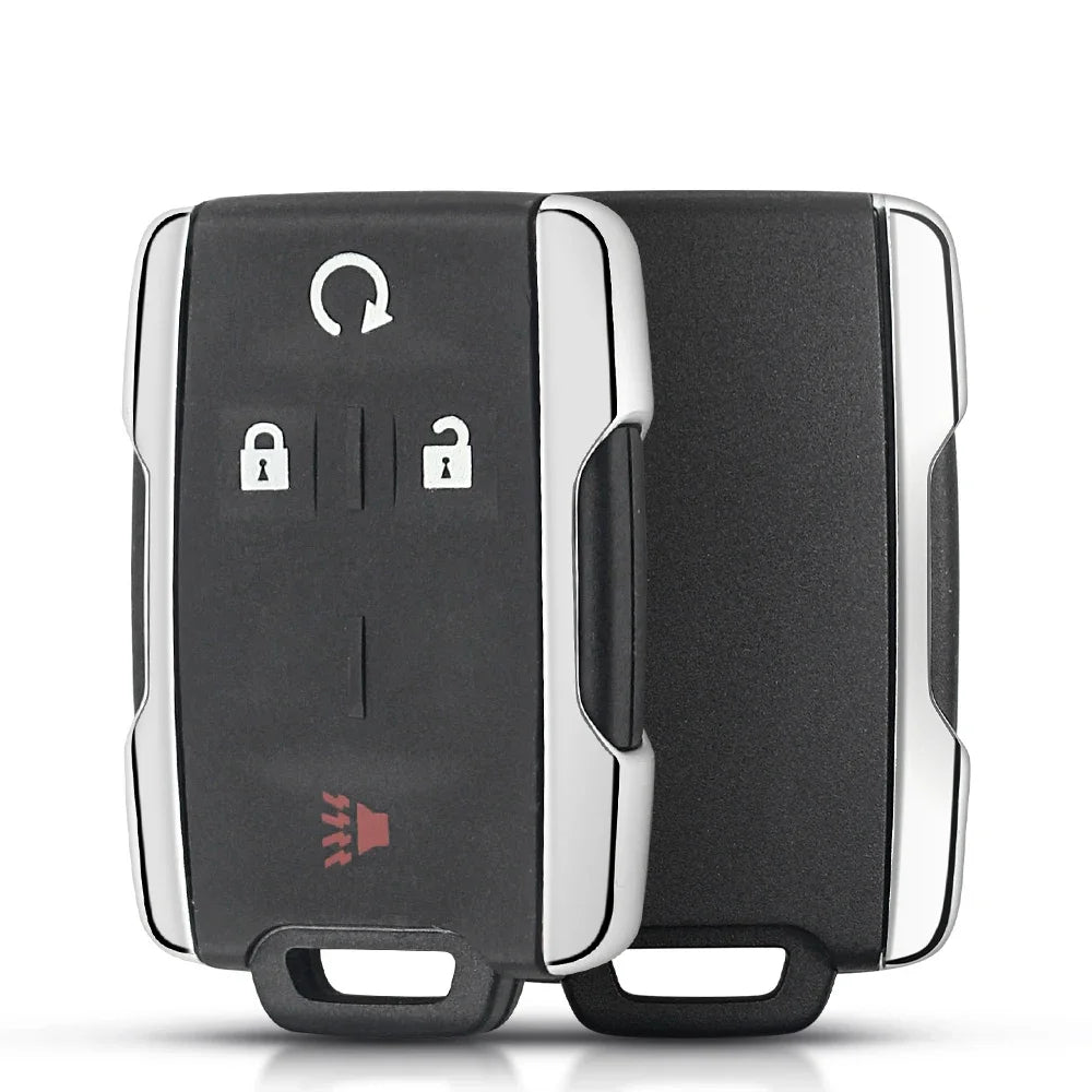 Coque de télécommande universelle noire de remplacement pour camions Chevrolet/GMC avec sécurité et alarme.
