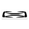 Black tail light decal set for Dodge Charger 2015-2023