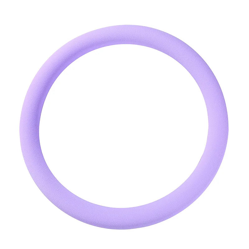 A purple ultra-thin silicone steering wheel cover.