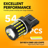 Nahaufnahme eines 54x4014 SMD LED-Chip-Scheinwerfer-Baugruppe für Autos.