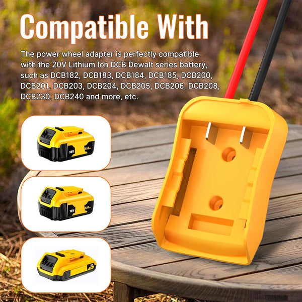 Heavy-Duty 6ft Jumper Cable Clamps with Power Adapter