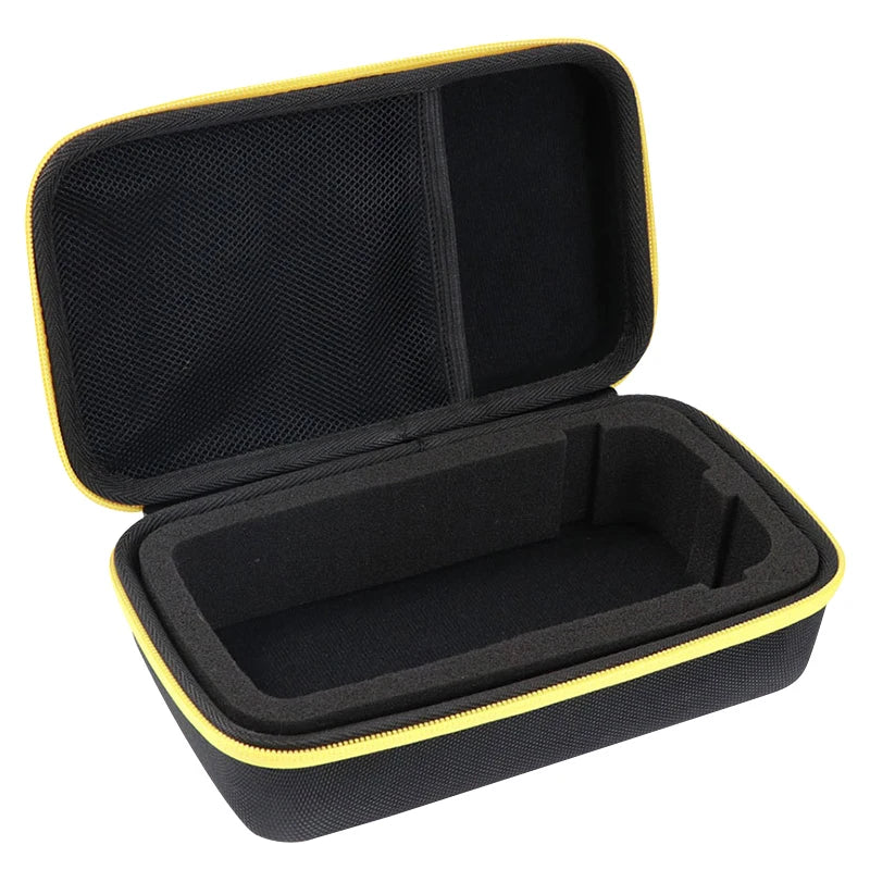 Black and yellow protective case for a lithium jump starter battery