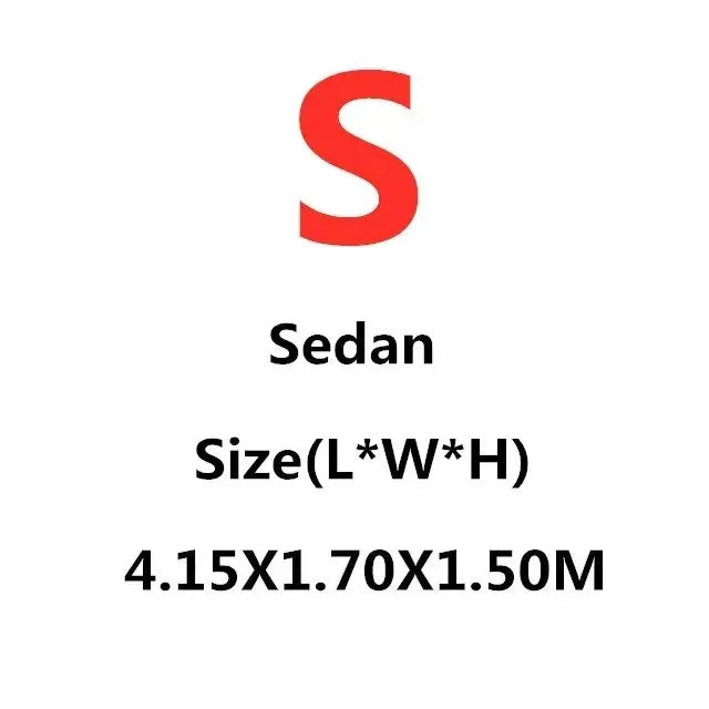 A red letter S logo for a Sedan car cover product.