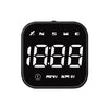 Black GPS smart gauge head-up display for automotive with speed indicators.