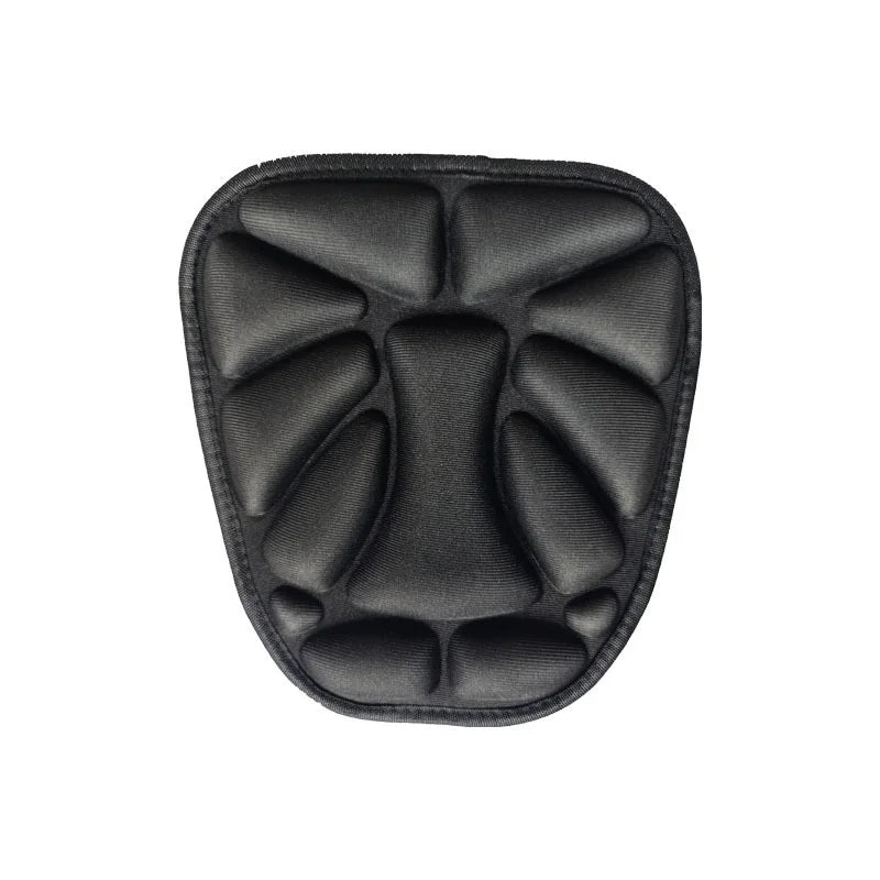Black padded seat cover for motorcycles and electric bikes