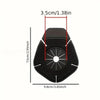 A black anti-leak wiper arm hole cover with dimensions 3.5cm by 7.5cm.