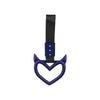 Black strap handle accessory with a heart shape design for automotive use