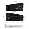 Black exterior door handle for Chevrolet or GMC Silverado vehicle