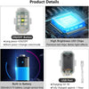 A set of wireless strobe warning lights featuring an ON/OFF button, built-in battery, and high brightness LED chips.