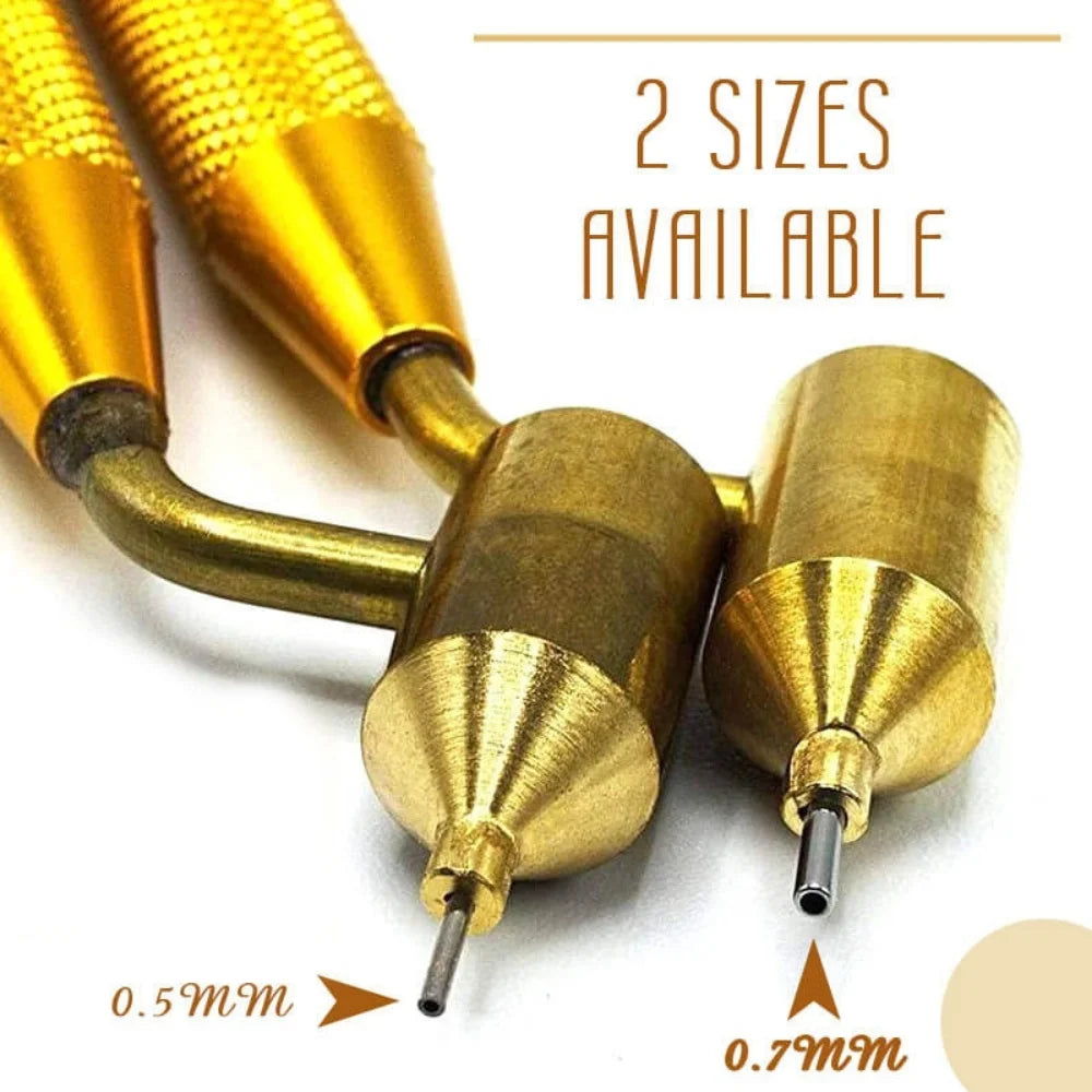 Two sizes of precision car scratch repair pens with fine tips available, showing 0.5mm and 0.7mm options.