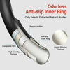 Close-up view of an odorless anti-slip inner ring for a steering wheel cover, showing composite film and high-density sponge 