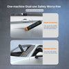 أداة ثنائية الاستخدامات سوداء لـ إصلاح الخدوش على طلاء السيارة وإزالة طبقة الزيت من الزجاج.