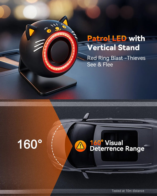 Portable Car Alarm System with Wireless Remote