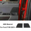 Black ABS material carbon fiber grain interior trim kit for Ford F150 2021+