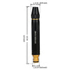 Black heavy duty 4-in-1 high-pressure water spray and watering kit with a gold tip