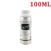 A 100ml bottle of repairing liquid for headlight renovation is shown.