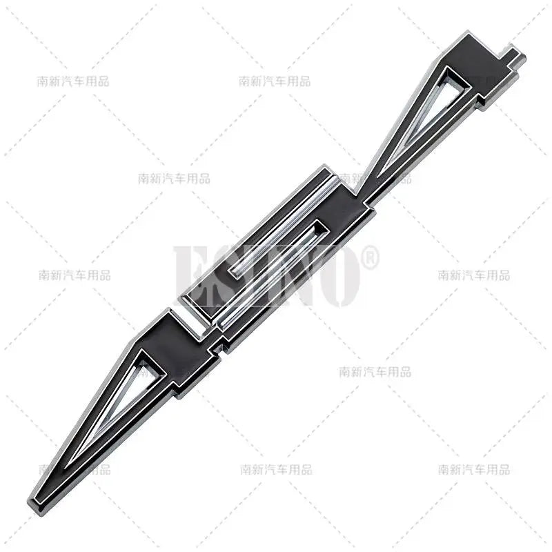 Chrome metal alloy decal for Camaro and Cruze vehicle