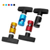 Set of car anti-skid lifting rods for hood and trunk in various colors including blue, red, and black.
