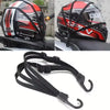 Sangles noires rétractables pour casque de moto et bagages