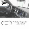 Carbon fiber trim piece for Dodge Charger interior, made of ABS material.
