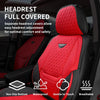 Asiento de coche tapizado para cabeza pelirroja con características antideslizantes, impermeables y transpirables