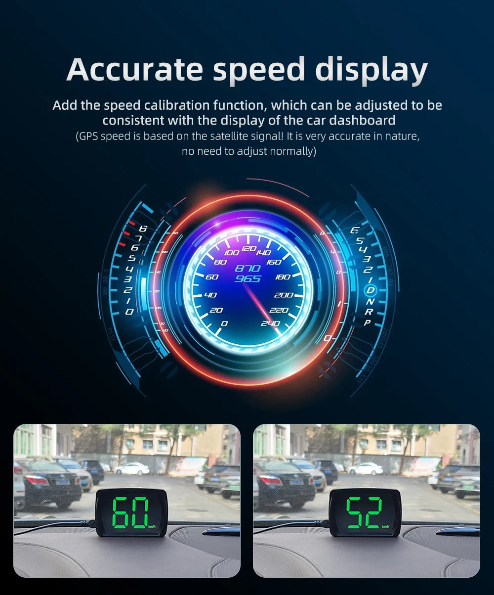 Affichage de vitesse numérique montrant 60 km/h dans un tableau de bord de voiture.